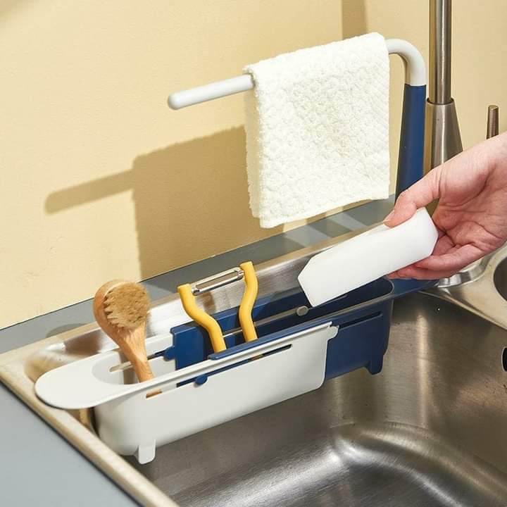 Expandable sink organizer