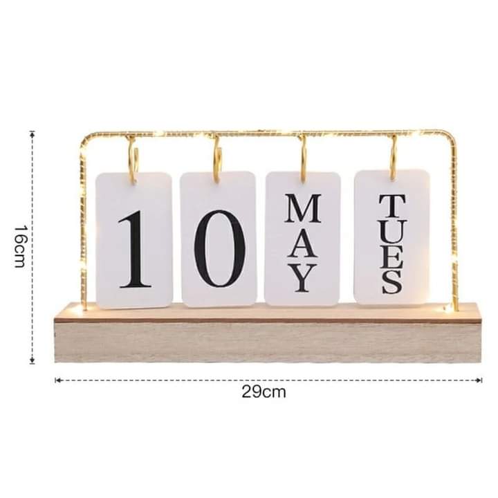 Decorative led Calendar