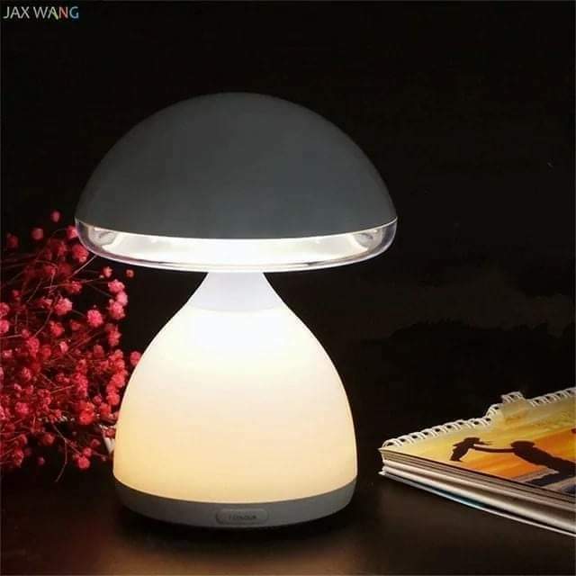 White Mushroom shaped Decorative bed side reading Lamp