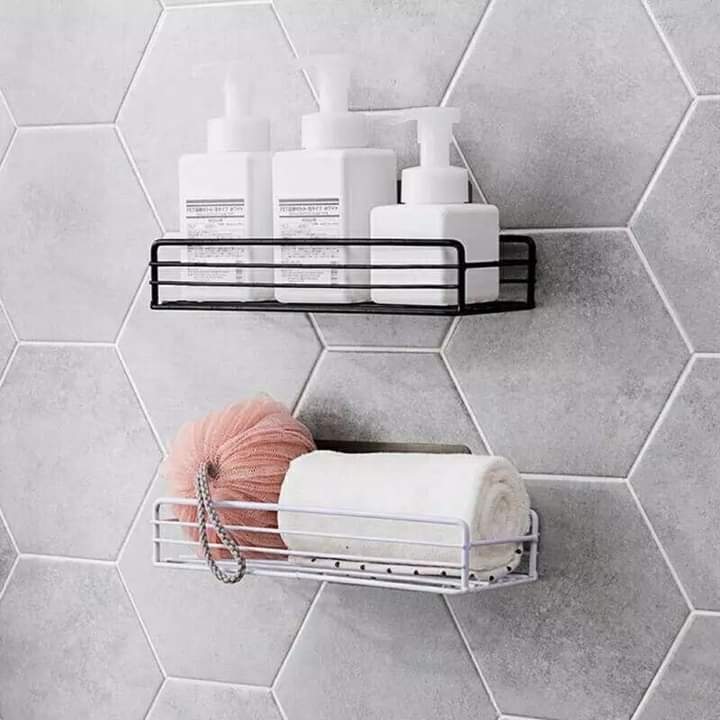 Straight bathroom organizer