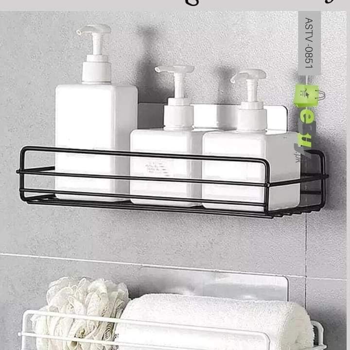 Straight bathroom organizer