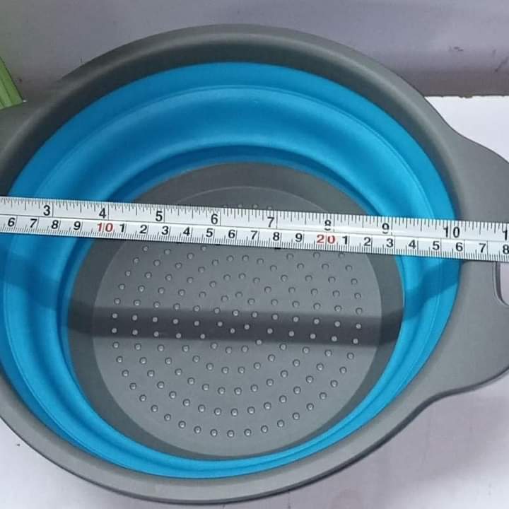 Collapsible Silicone wash drainer collander