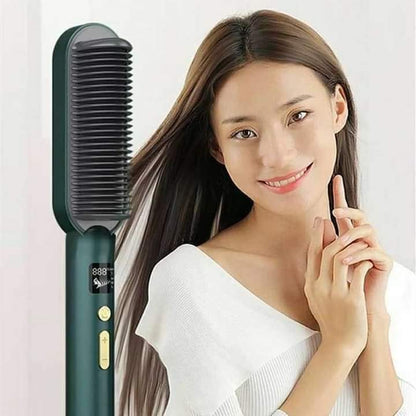 Hair comb straightener