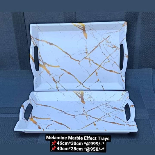 Assorted melanmine marble tray