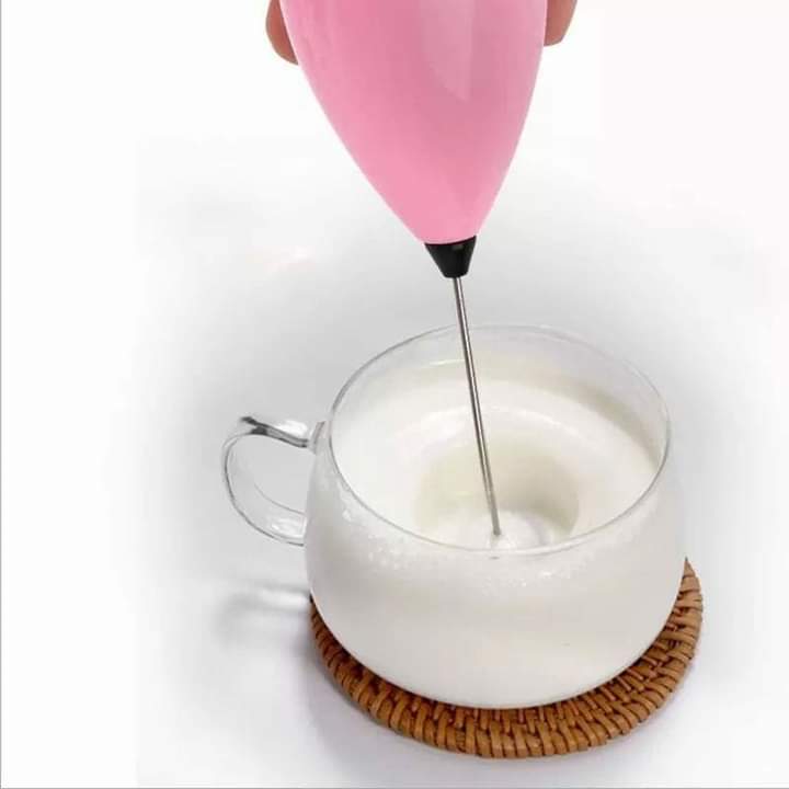 Battery powered milk/ coffee whisk frother