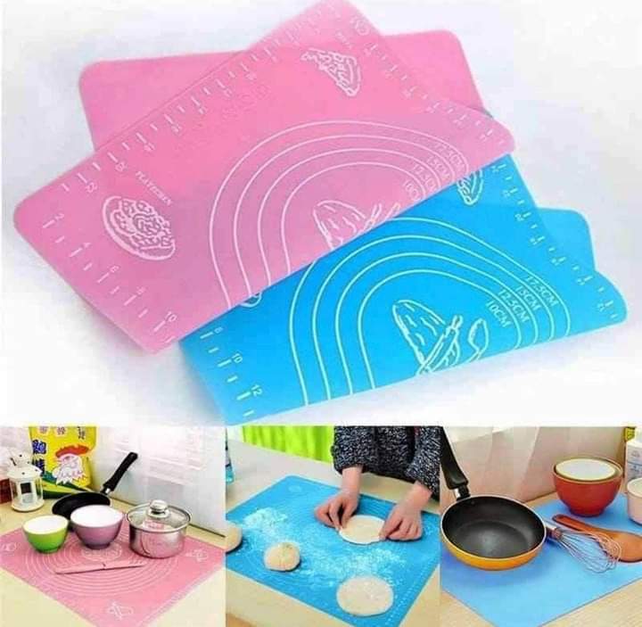 Silicone non stick kneading mat