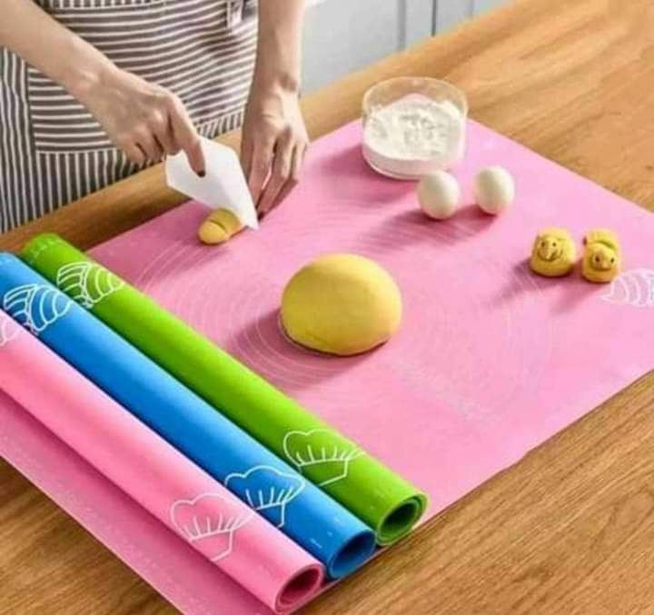 Silicone non stick kneading mat