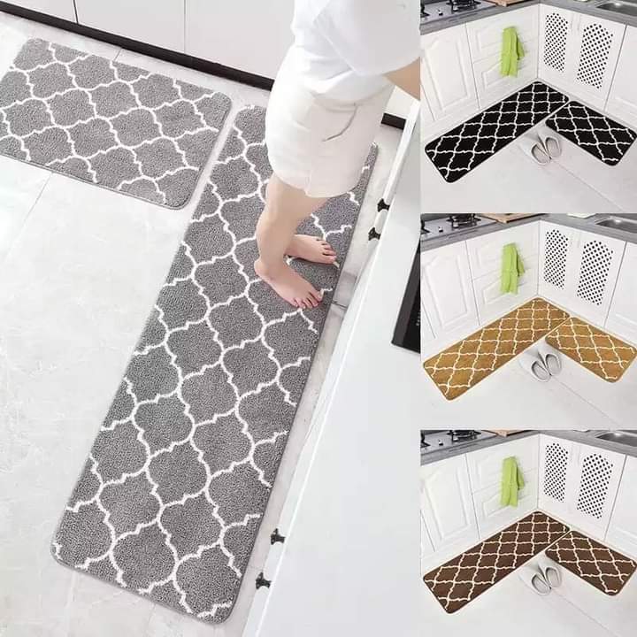 2 in 1 Kitchen mat sets