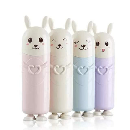 Cute rabbit toothbrush/ paste holders