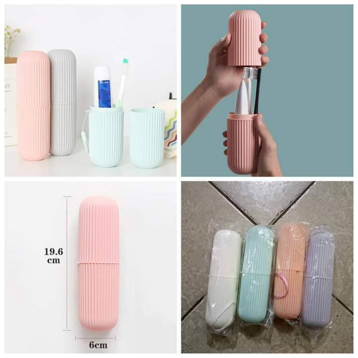 Travel toothbrush holder