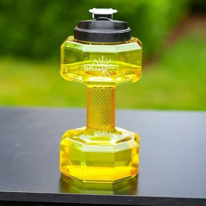 Dumbbells Themed water bottle