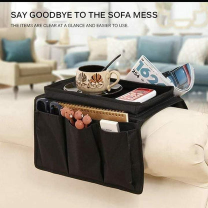 Sofa armrest organizer