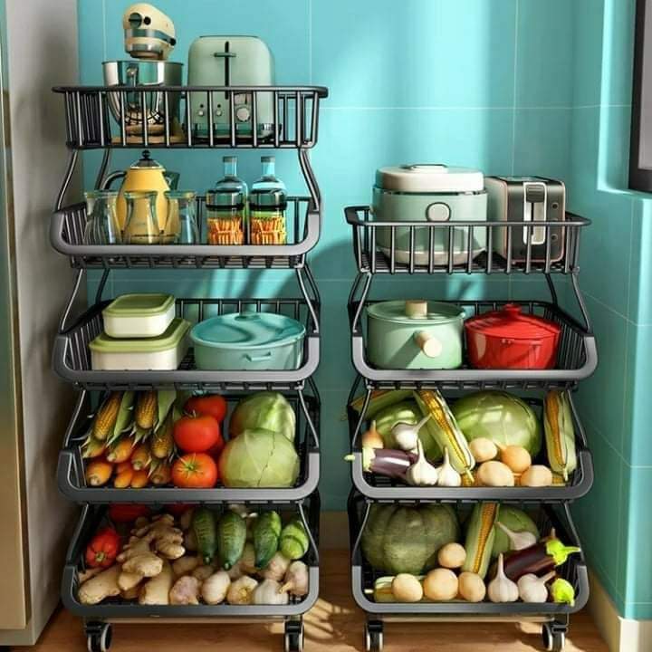 New 4 layer kitchen storage rack