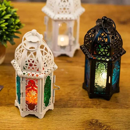 Classic moroccan windproof candle lanterns