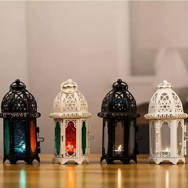 Classic moroccan windproof candle lanterns