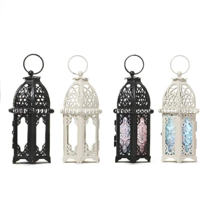 Classic moroccan windproof candle lanterns