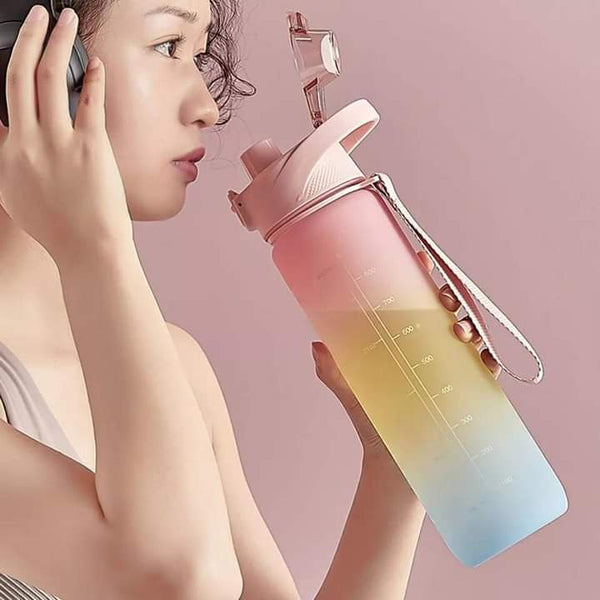 1 L Motivational Water Bottle