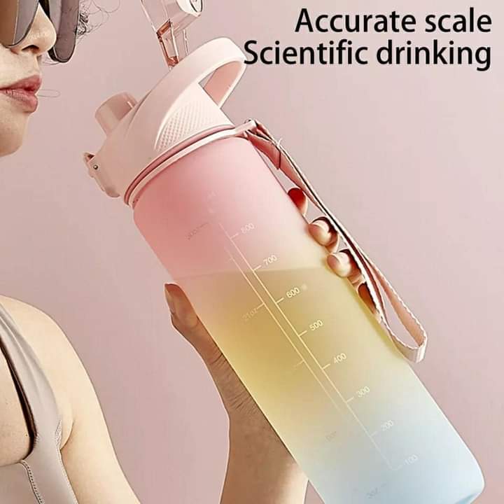 1 LITREMotivational water bottle