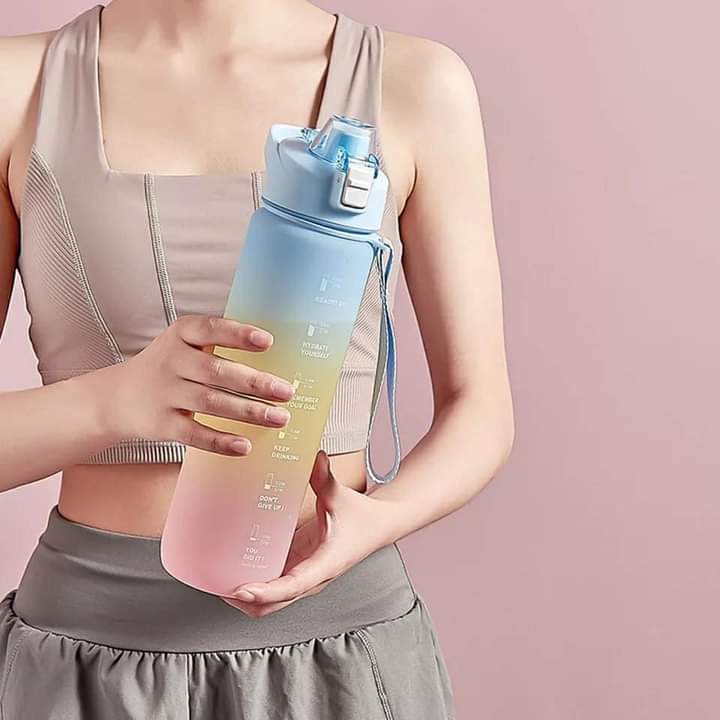 1 LITREMotivational water bottle