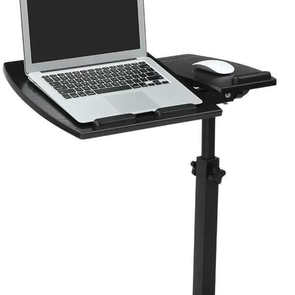 Moveable adjustable laptop stand