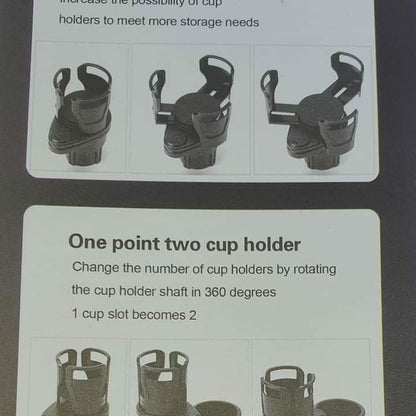 Dual Slot Car Cup Holder
