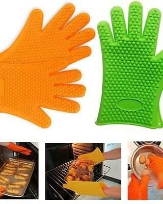 Silicone oven gloves