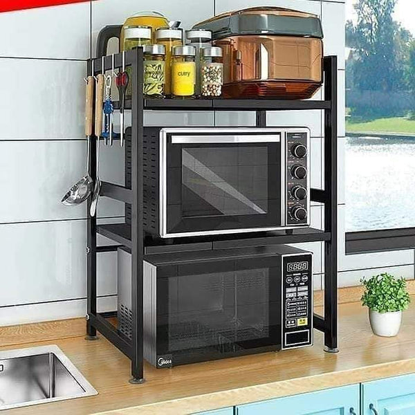 2 Tier Telescopic Microwave Stand