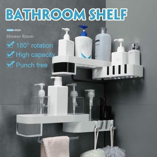 180 degree rotating bathroom organizer