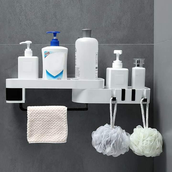 180 degree rotating bathroom organizer