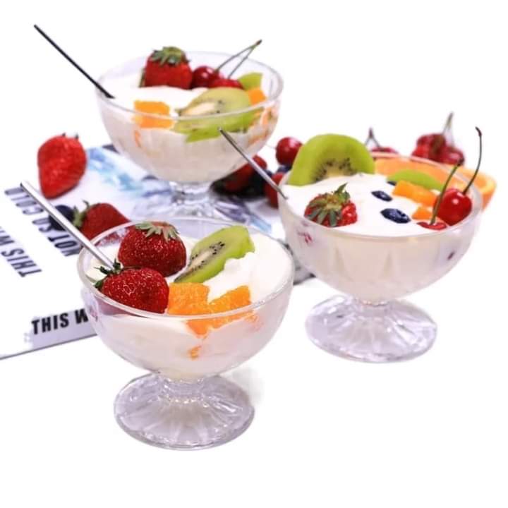 6pc Ice cream glass cups