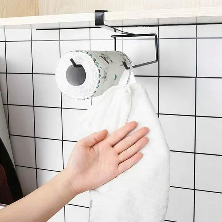 Double layer kitchen towel holder