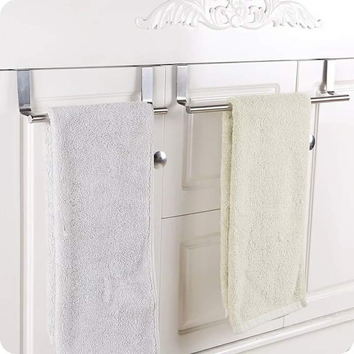 Stainless steel kitchen towel holder