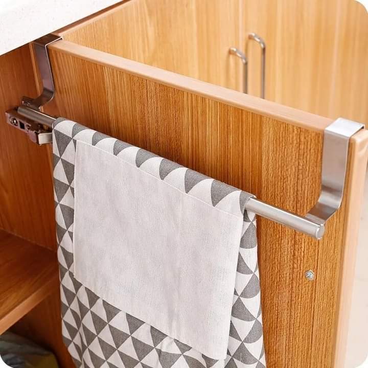 Stainless steel kitchen towel holder