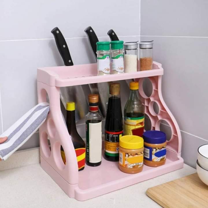 Double layer spice rack