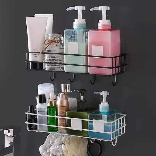 Wrought iron bathroom organizer
