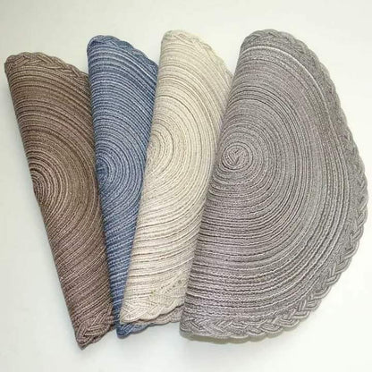 Set of 6 braided mats