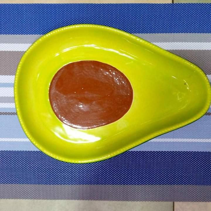 Novelty fruit shaped side plate