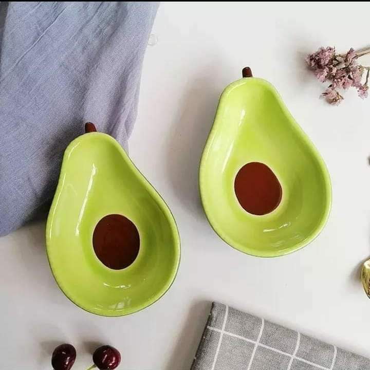 Novelty fruit shaped side plate