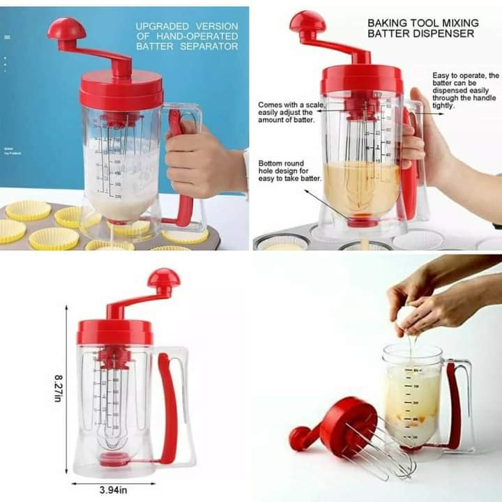 Handheld machine mixer dispenser