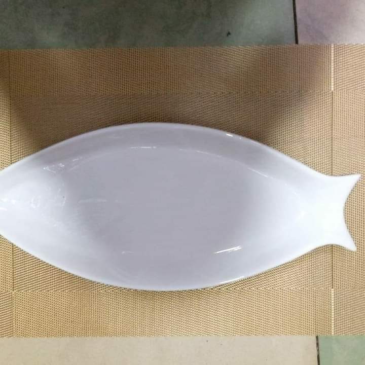 16 inches 6pc Ceramic fish plates