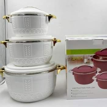 3pc set food warmer hotpots