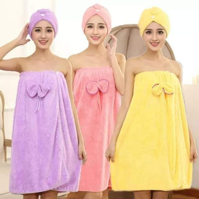 Microfiber Bath & Hair wrap