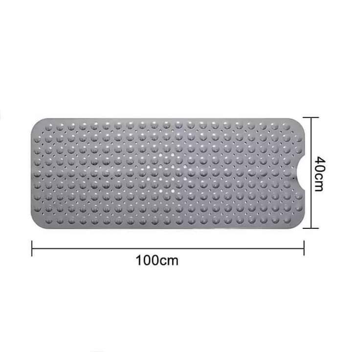 Extra long bathroom anti- slip mats blue