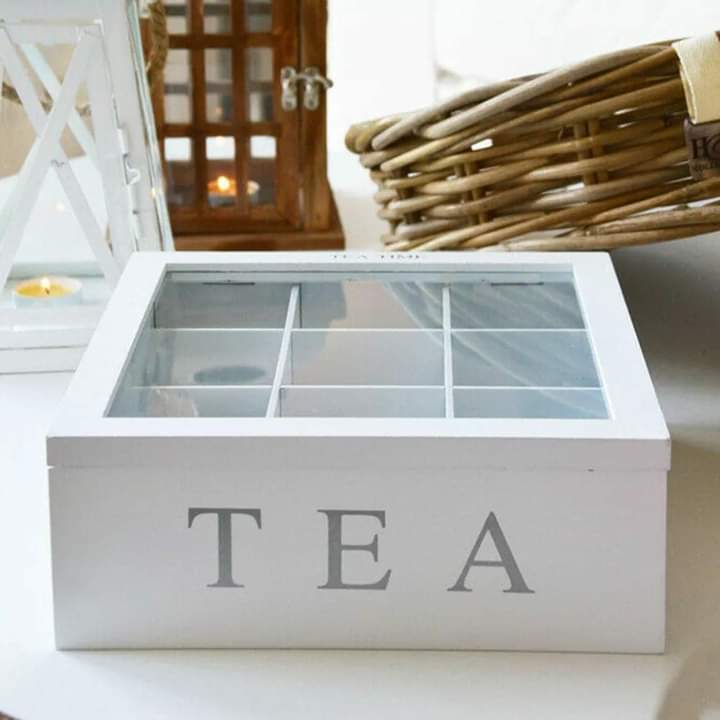 White Bamboo Tea Box