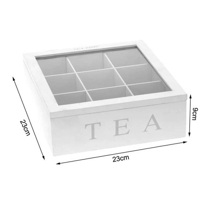 White Bamboo Tea Box