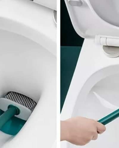 Silicone toilet brush