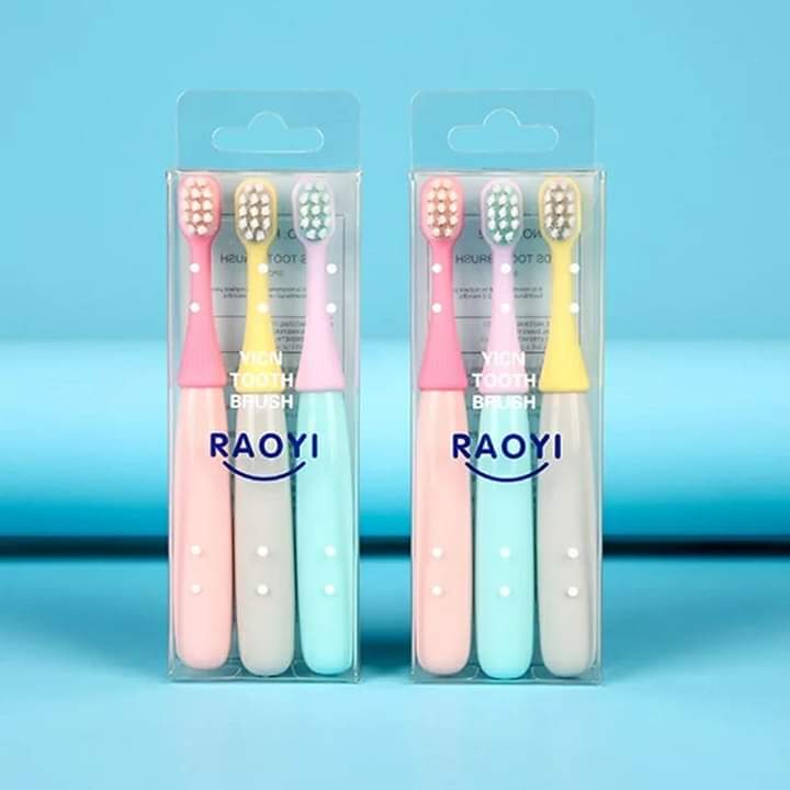 Baby bristled silicone toothbrush