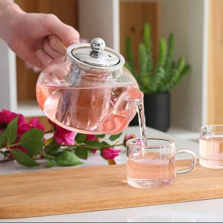 Glass tea pot