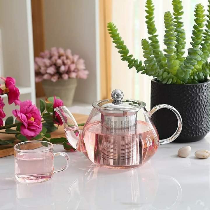 Glass tea pot