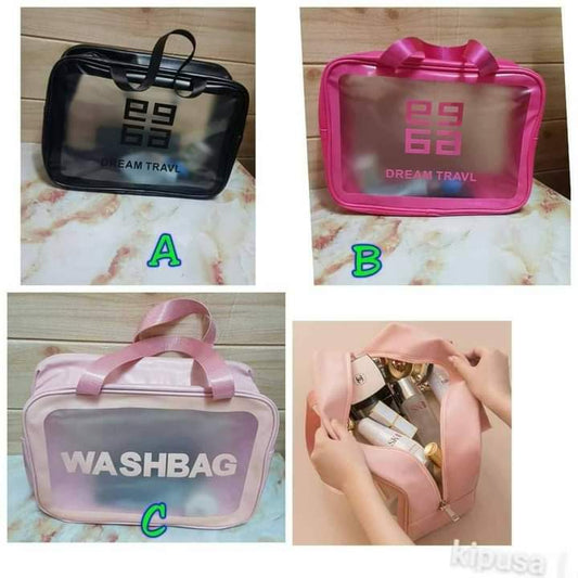 Waterproof makeup bag